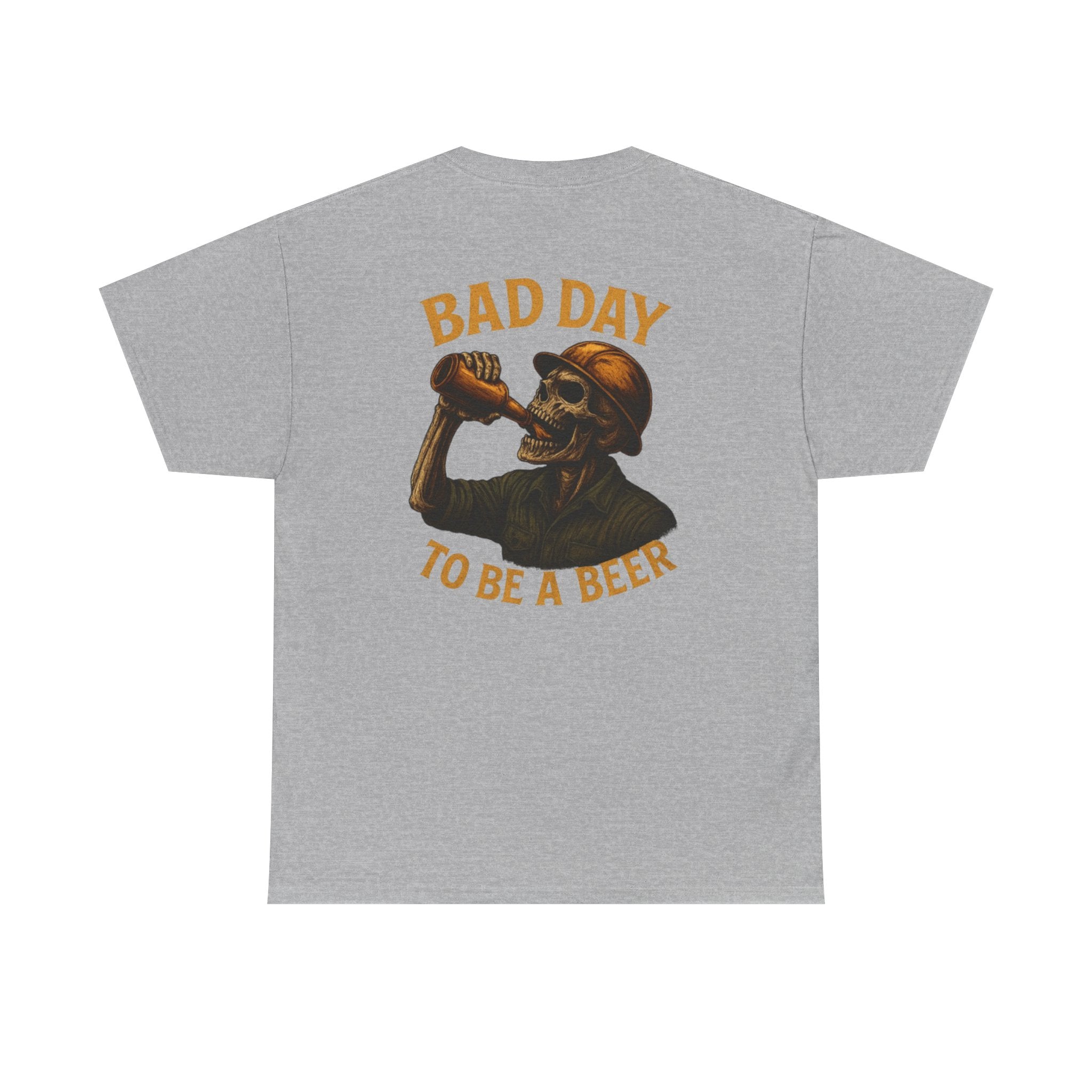 T‑Shirt — "Bad Day to Be a Beer" Skull Beer Graphic Tee