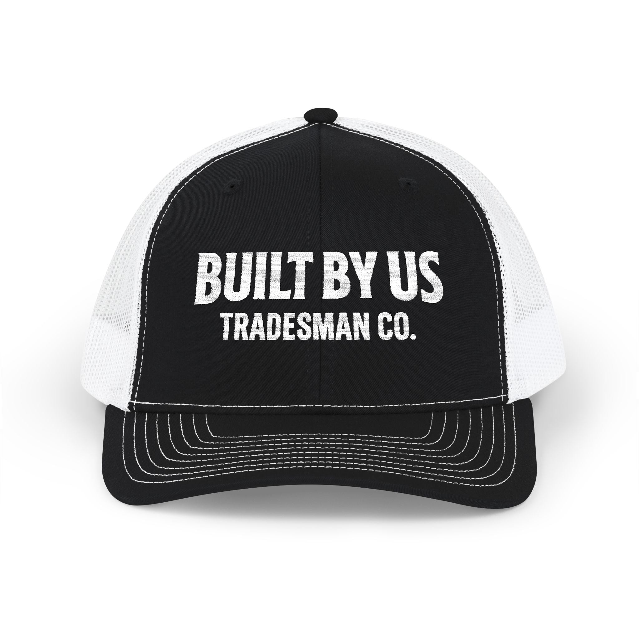 Built By Us Tradesman Co. Embroidered Trucker Cap