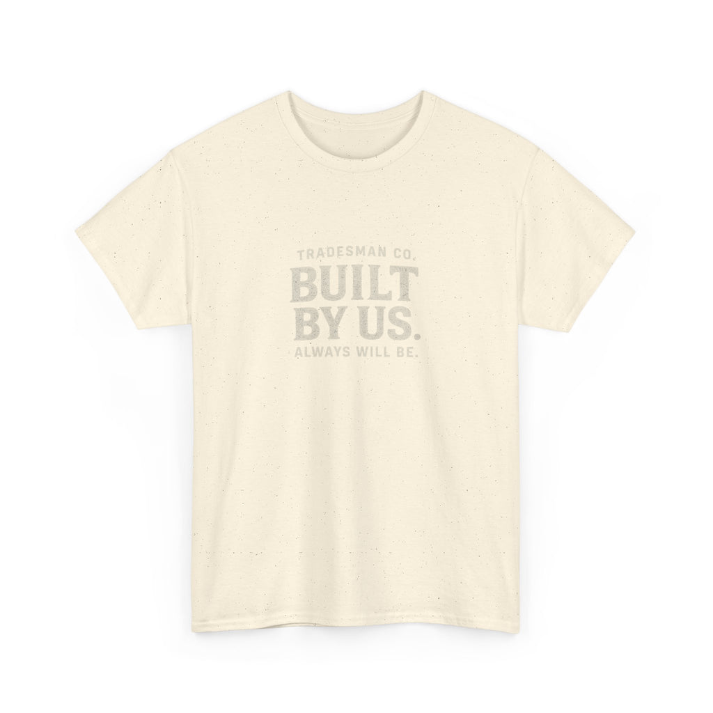 Built By Us Graphic Tee — Minimal Patriotic Crewneck