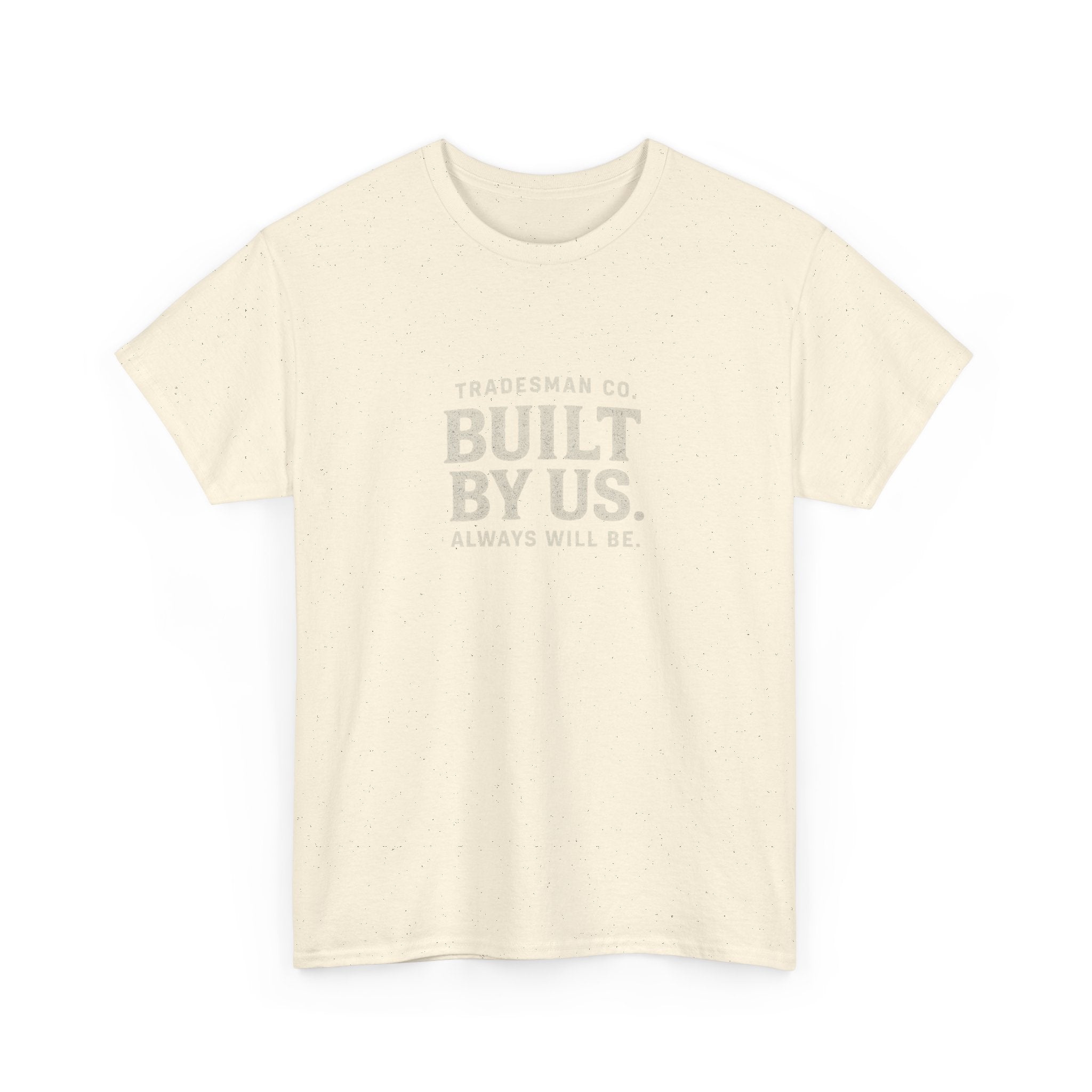 Built By Us Graphic Tee — Minimal Patriotic Crewneck
