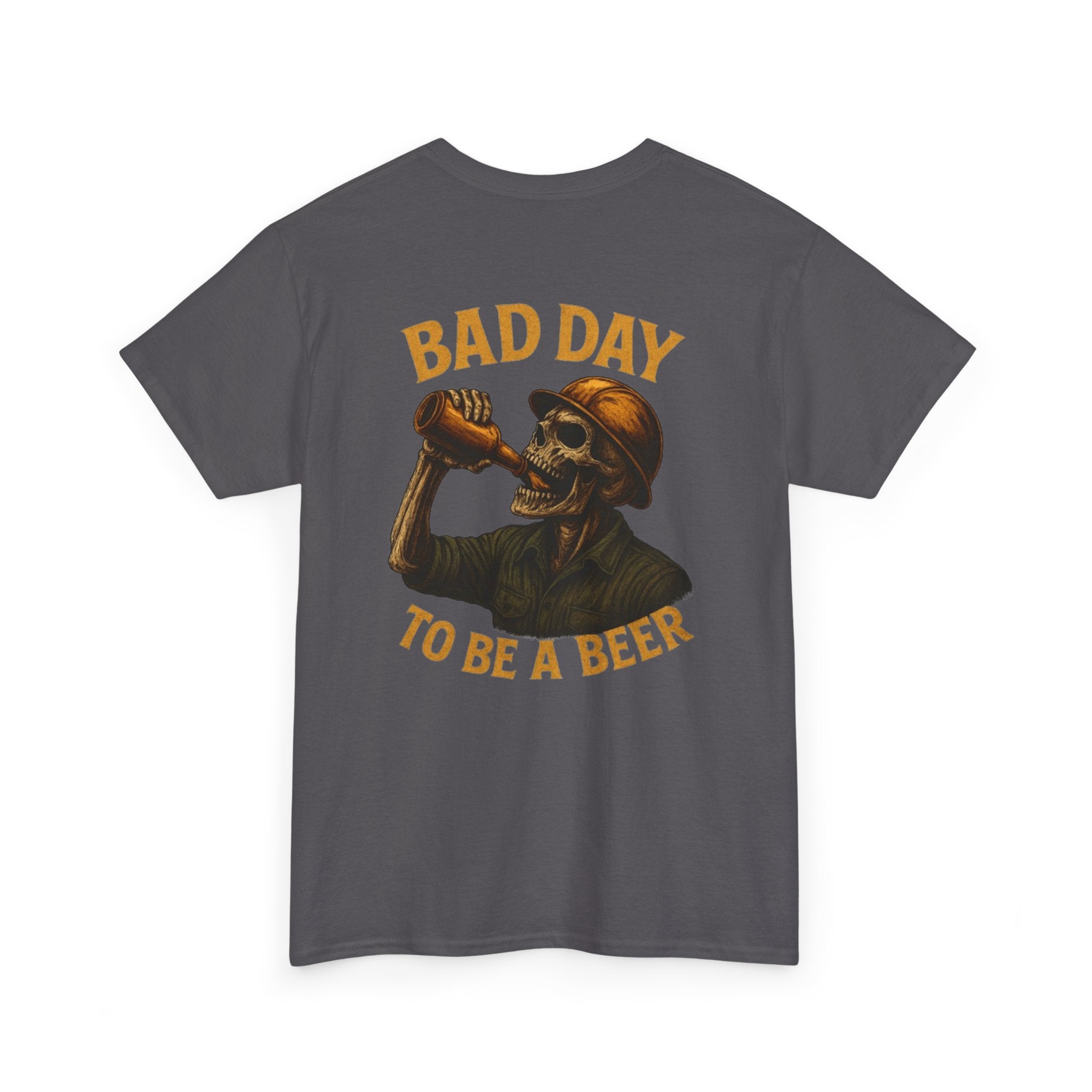 T‑Shirt — "Bad Day to Be a Beer" Skull Beer Graphic Tee