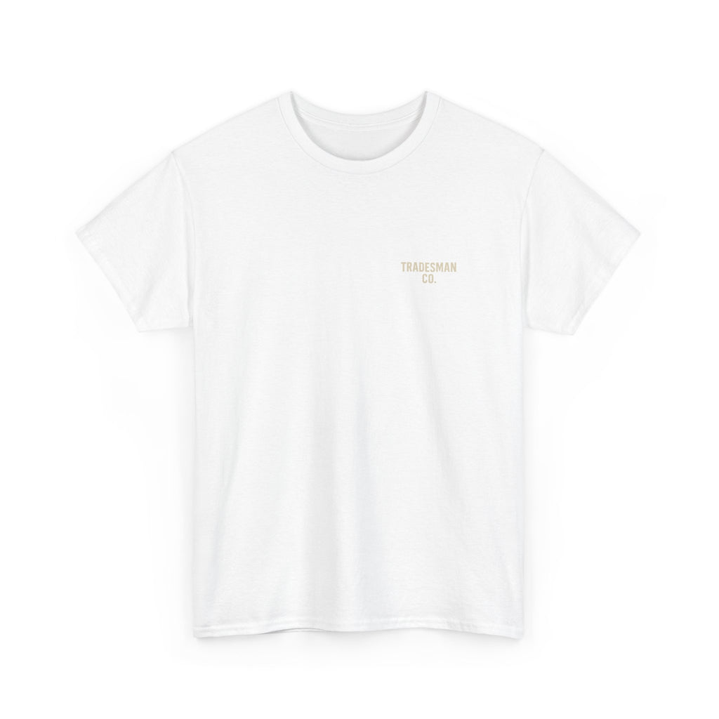 No Quit In Us T-Shirt – Skull Hard Hat Tradesman Tee, Built By Us Workwear, Motivational Gift for Blue Collar Workers