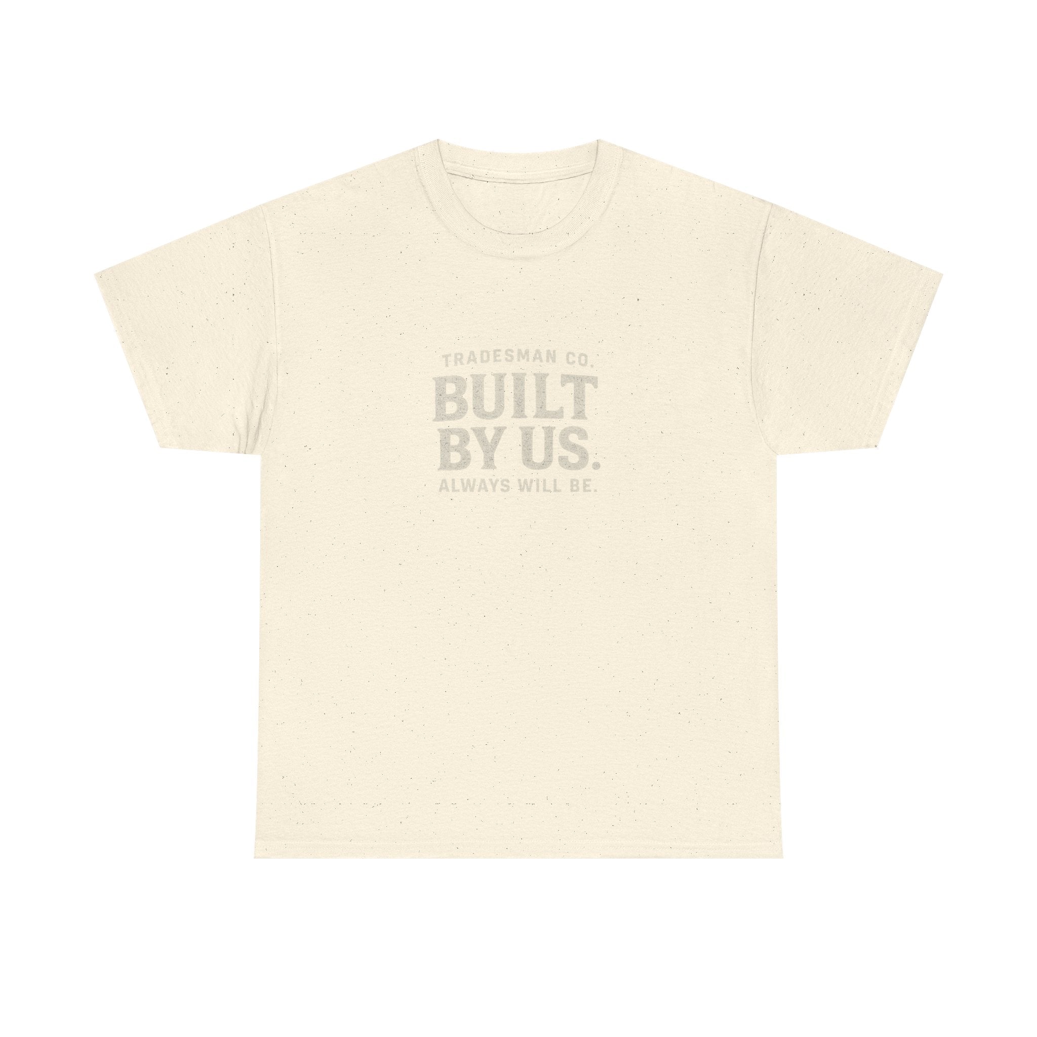 Built By Us Graphic Tee — Minimal Patriotic Crewneck