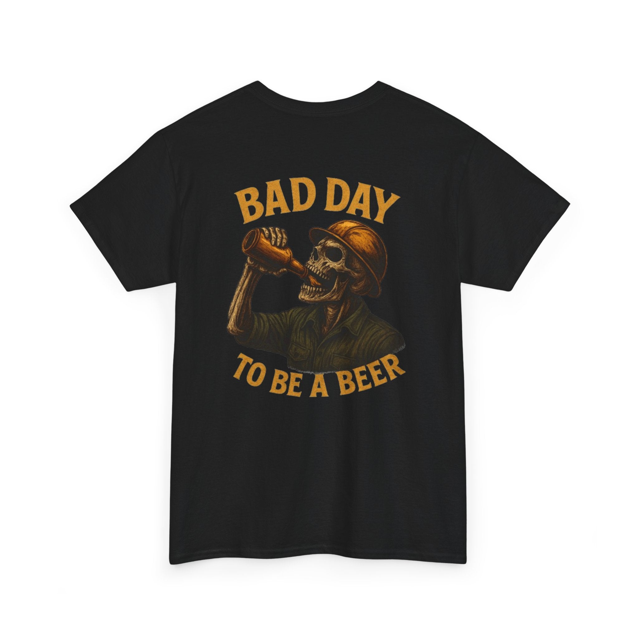 T‑Shirt — "Bad Day to Be a Beer" Skull Beer Graphic Tee