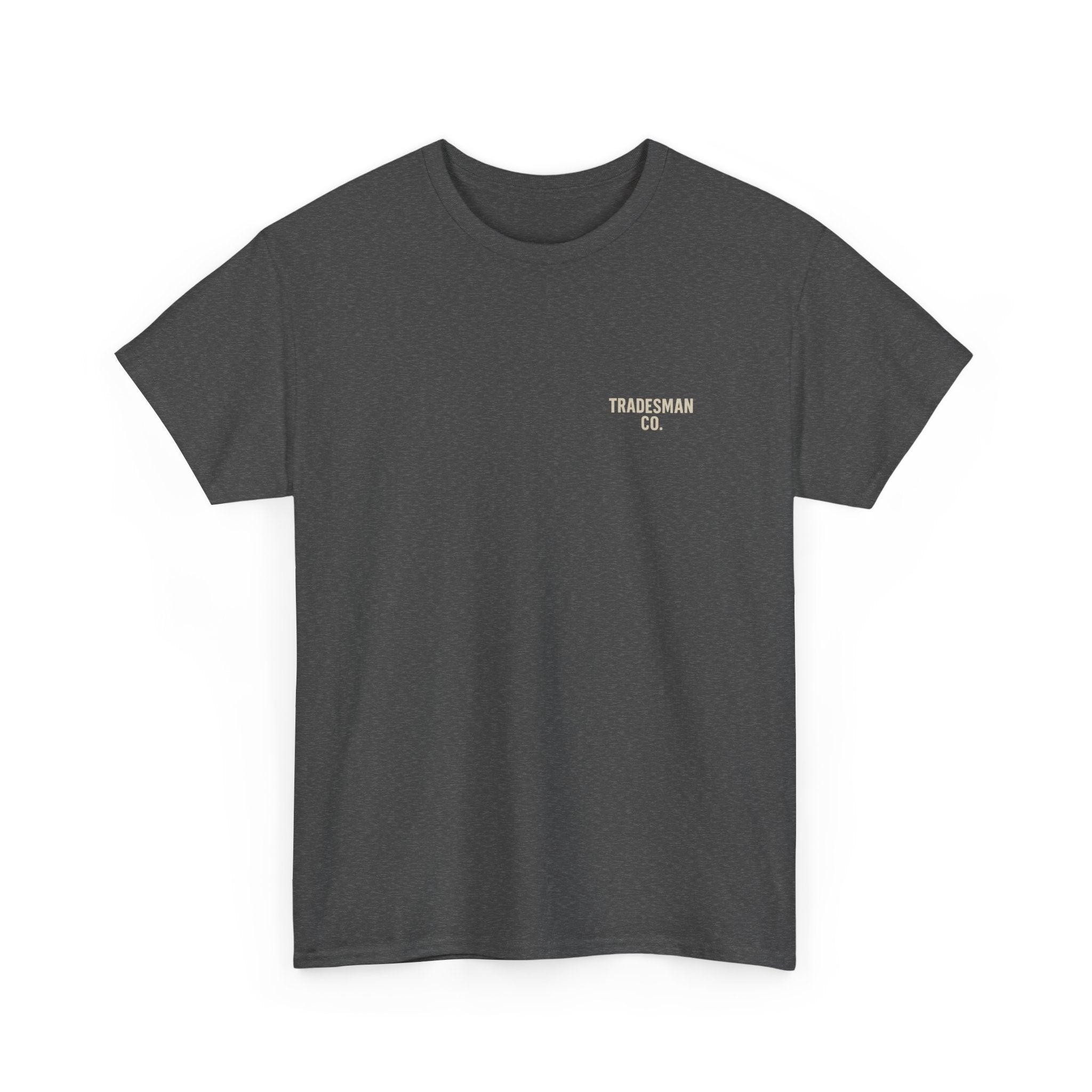 No Quit In Us T-Shirt – Skull Hard Hat Tradesman Tee, Built By Us Workwear, Motivational Gift for Blue Collar Workers