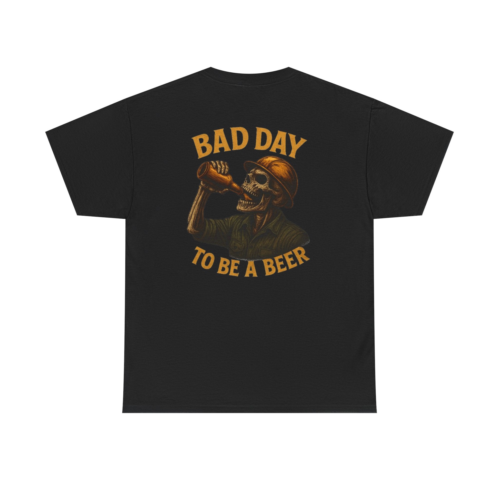 T‑Shirt — "Bad Day to Be a Beer" Skull Beer Graphic Tee