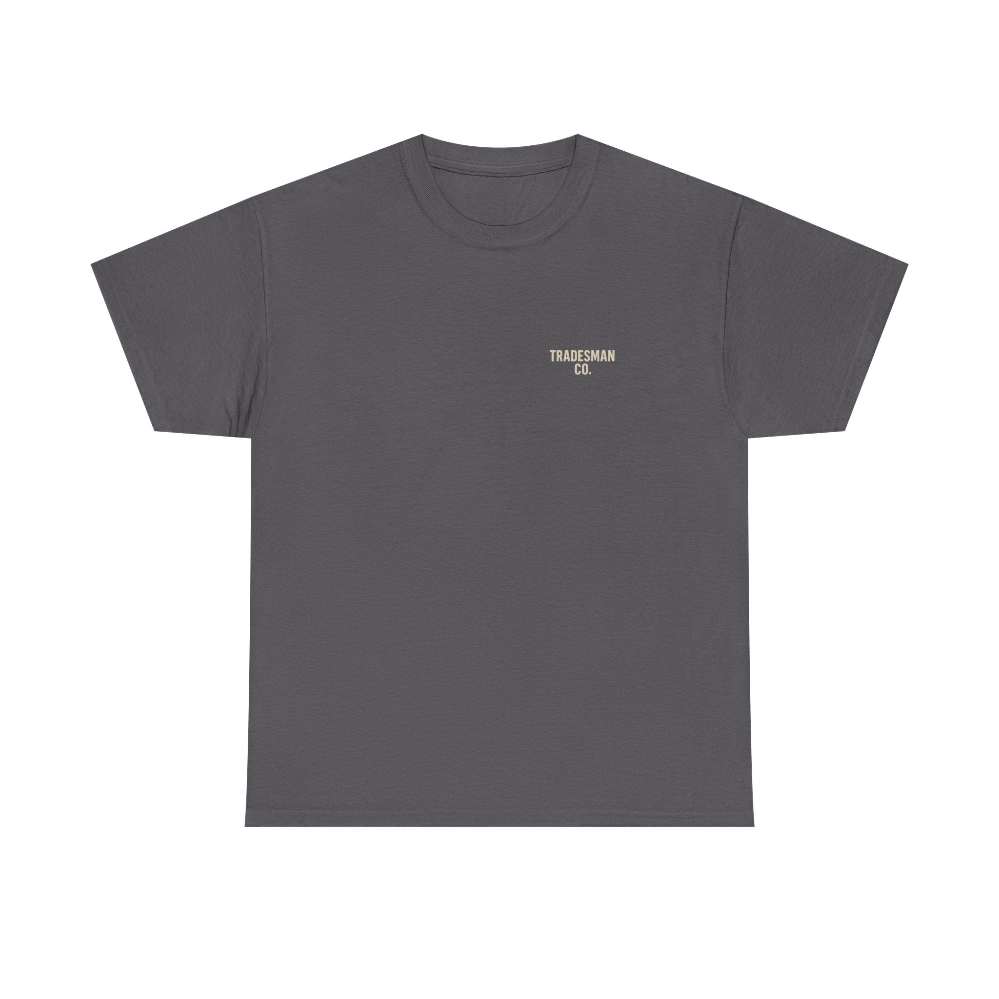 No Quit In Us T-Shirt – Skull Hard Hat Tradesman Tee, Built By Us Workwear, Motivational Gift for Blue Collar Workers
