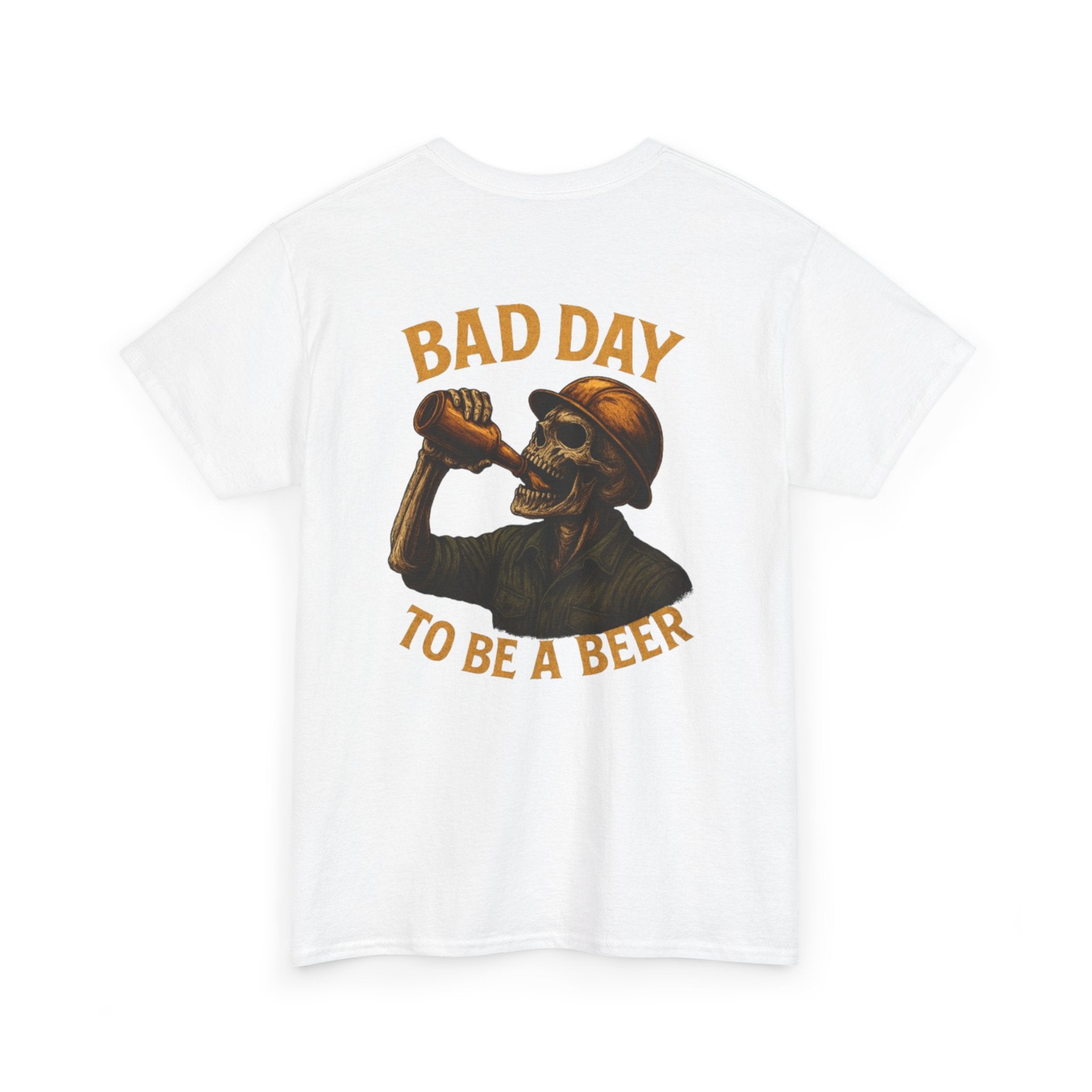 T‑Shirt — "Bad Day to Be a Beer" Skull Beer Graphic Tee