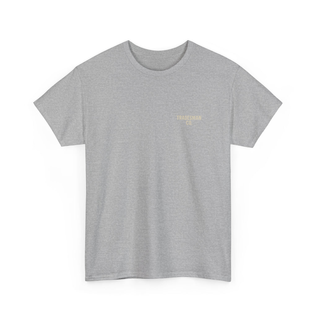 No Quit In Us T-Shirt – Skull Hard Hat Tradesman Tee, Built By Us Workwear, Motivational Gift for Blue Collar Workers